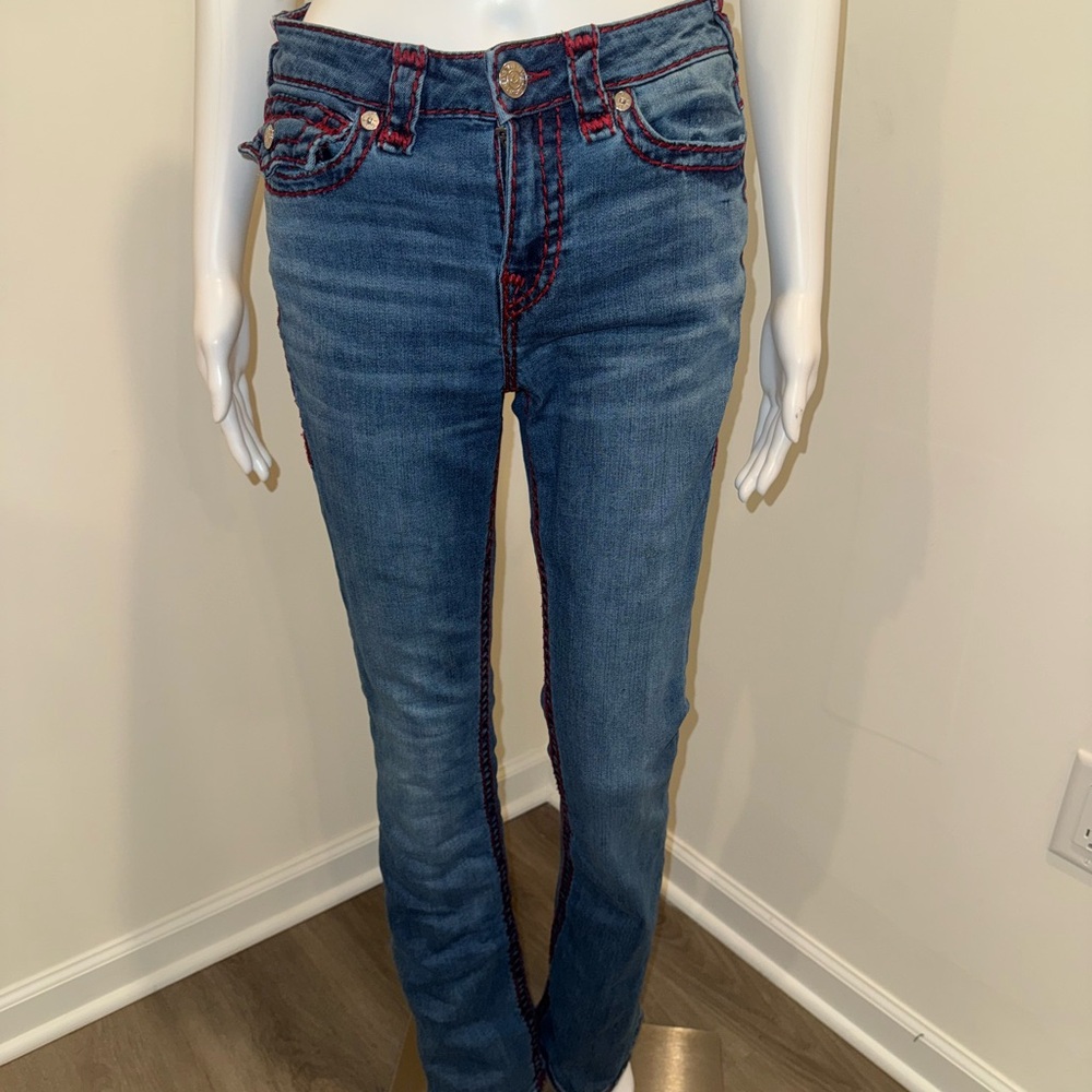 True Religion Becca Mid Rise Bootcut Jeans